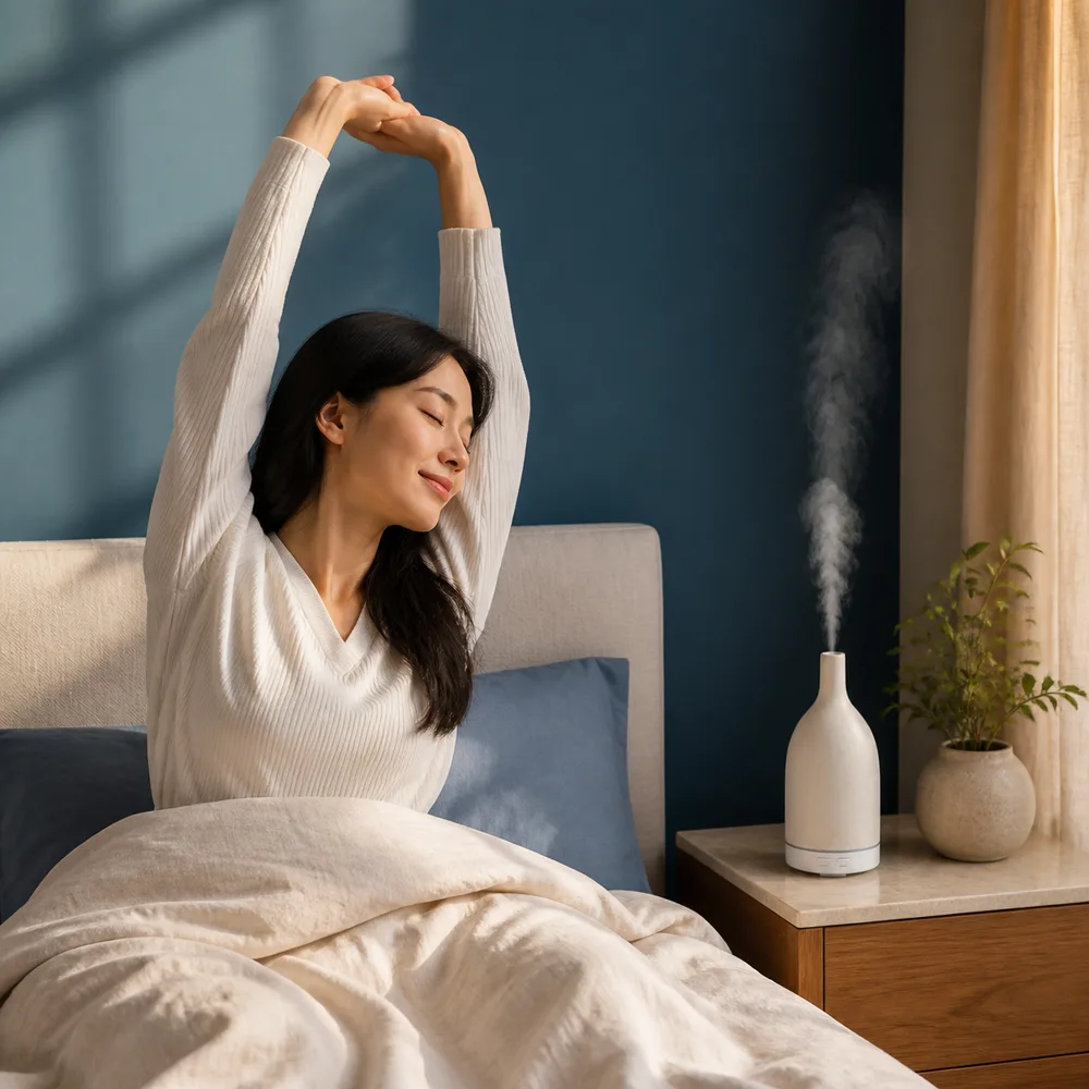 morning with Univermartg humidifier